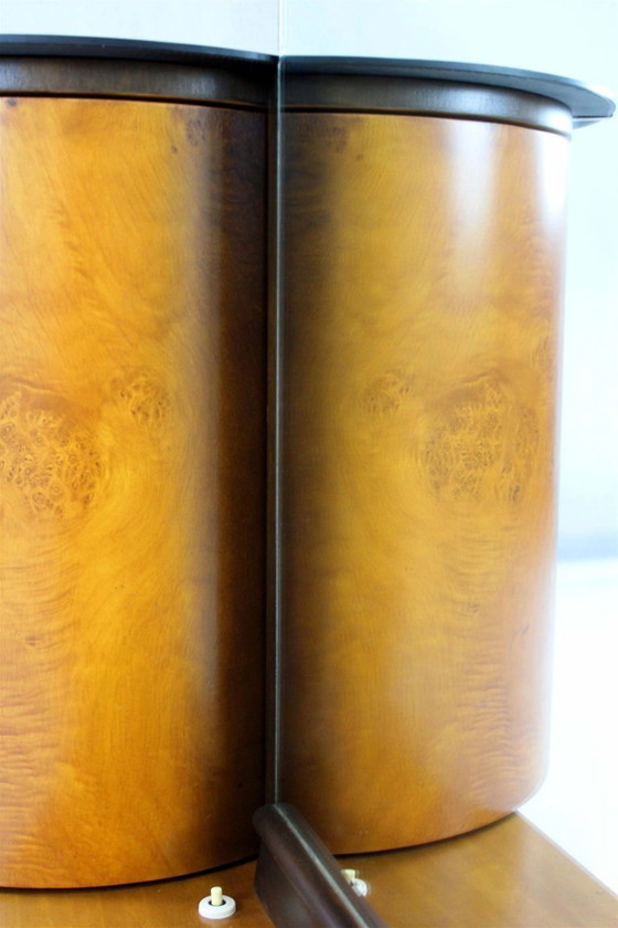 Image 1 of Toeletta restaurata con specchio di Jindrich Halabala per Up Zavody, anni '40