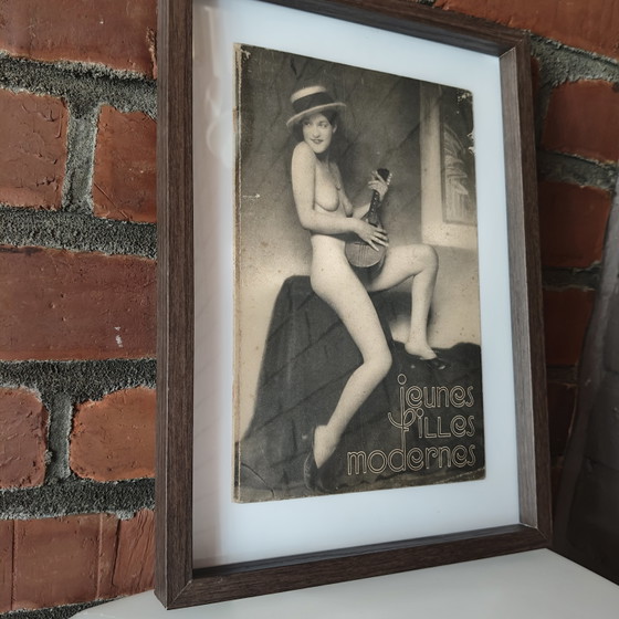Image 1 of Copertina originale Art Déco francese "Jeunes Filles Modernes" | Le edizioni di Parigi | 1920/30 circa