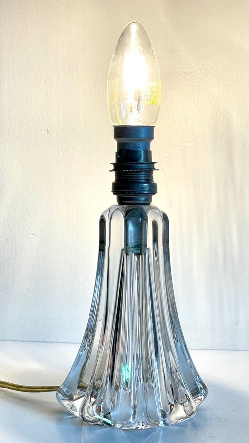 Art Deco Crystal Lamp Bases France