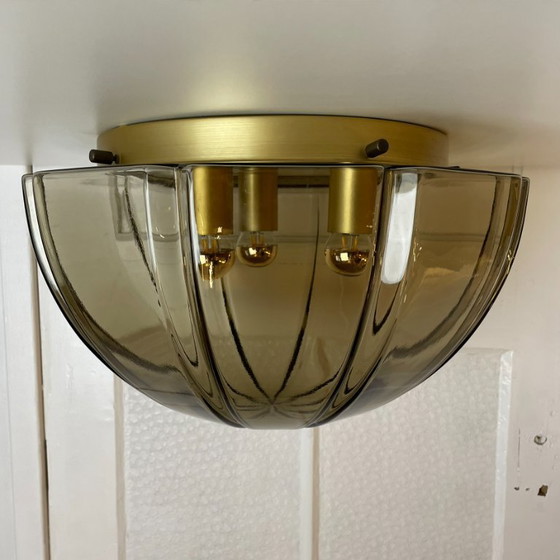 Image 1 of Große Deckenleuchte aus der Mitte des 20. Jahrhunderts von Peill & Putzler