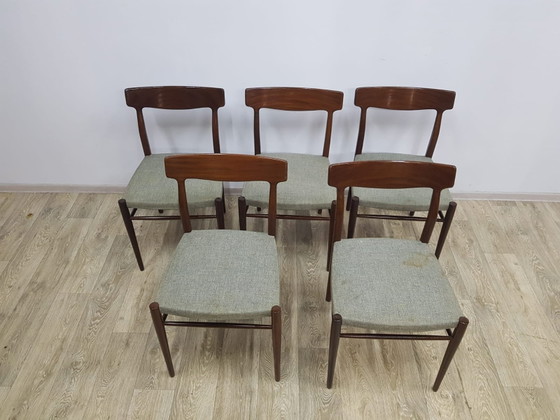 Chaises Mid-Century No. 603 de Lübke, années 1960, Lot de 5 – Chaises de salle à manger, Mid Century Modern (photo 2 of 17)