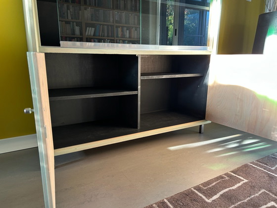Vintage school cabinet – Storage cabinet, Wood (photo 4 of 5)