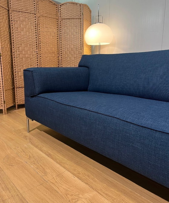 Image 1 of Design on Stock Bloq Hoekbank Blauw Nieuw Gestoffeerd Garantie