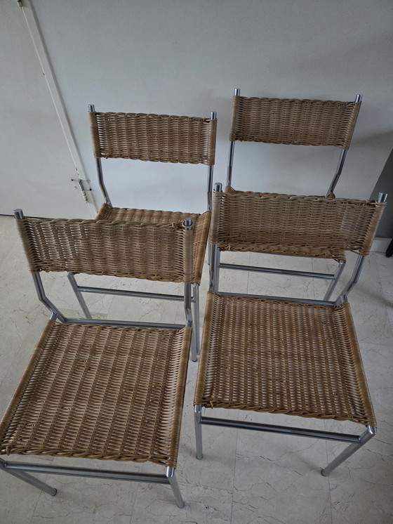 Image 1 of Vier eetkamerstoelen SE05 van Martin Visser