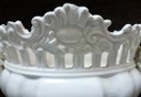 Vintage Jardiniere / Plantenbak Met Prachtige Keramische Bloemen