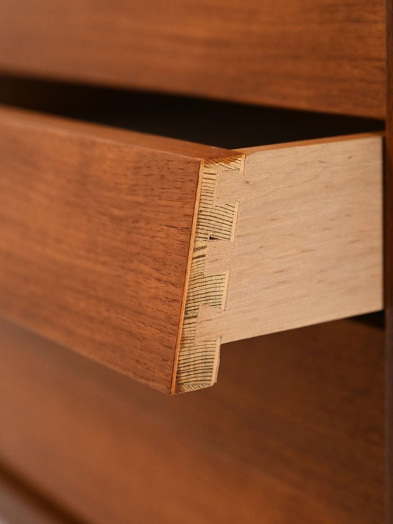 Image 1 of Scandinavian sideboard with tile-style drawers from the 1950s