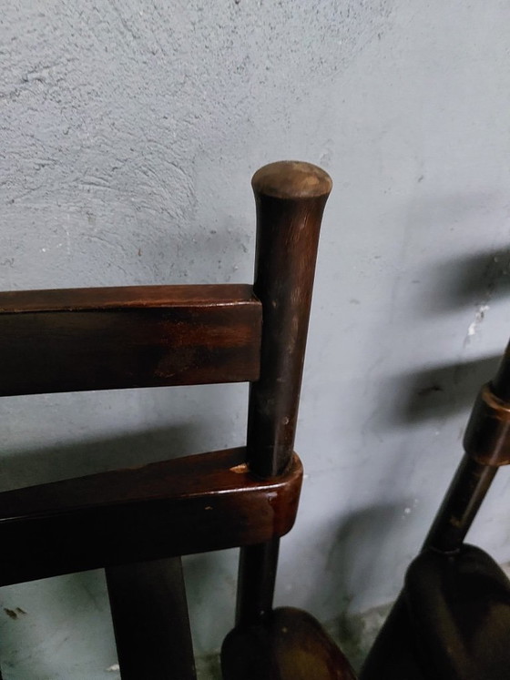 2 poltrone vintage in legno – Textile (photo 5 of 24)
