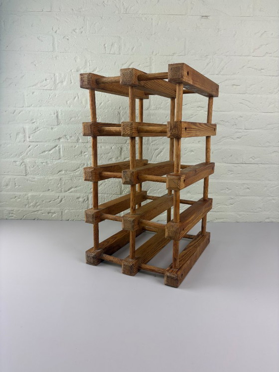 Image 1 of casier à vin vintage en bois
