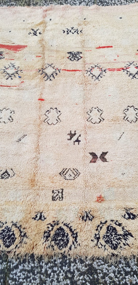 Image 1 of Alfombra bereber de lana anudada a mano, 191 x 157 cm