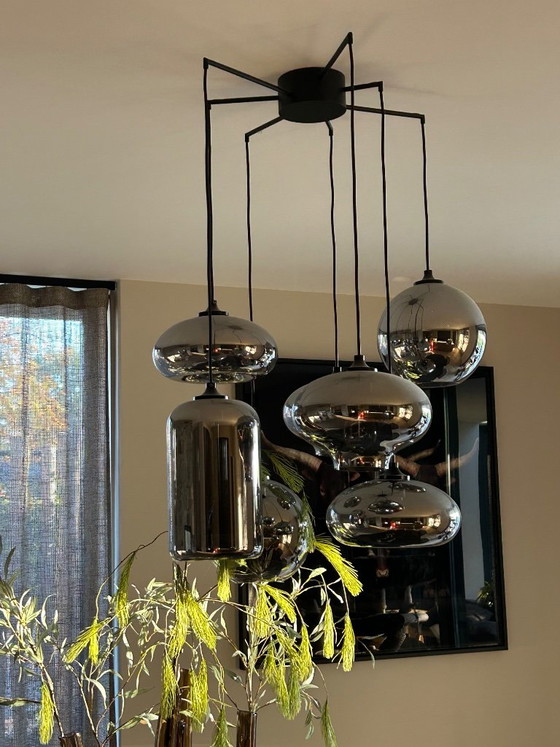 By Eve Bulbs 7 glasses with tentacle – Pendant lamps, Metal (photo 4 of 5)