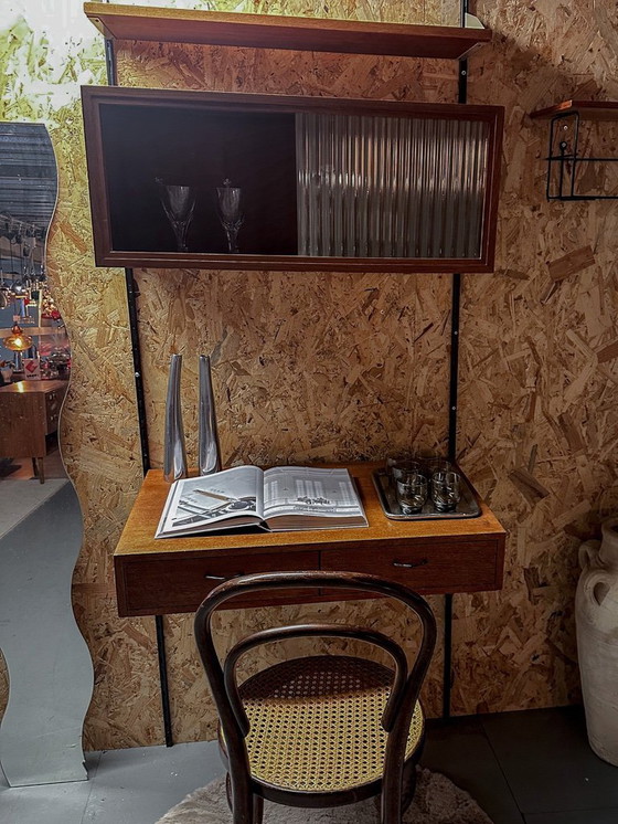 Image 1 of Mobiletto da parete vintage - scaffale - scrivania - credenza