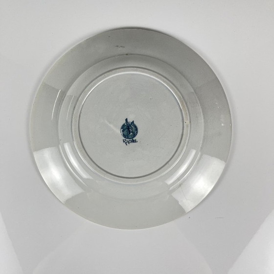 Image 1 of Piatto grande rotondo "Rachel" Moulins des loups & Hamage, terra di ferro