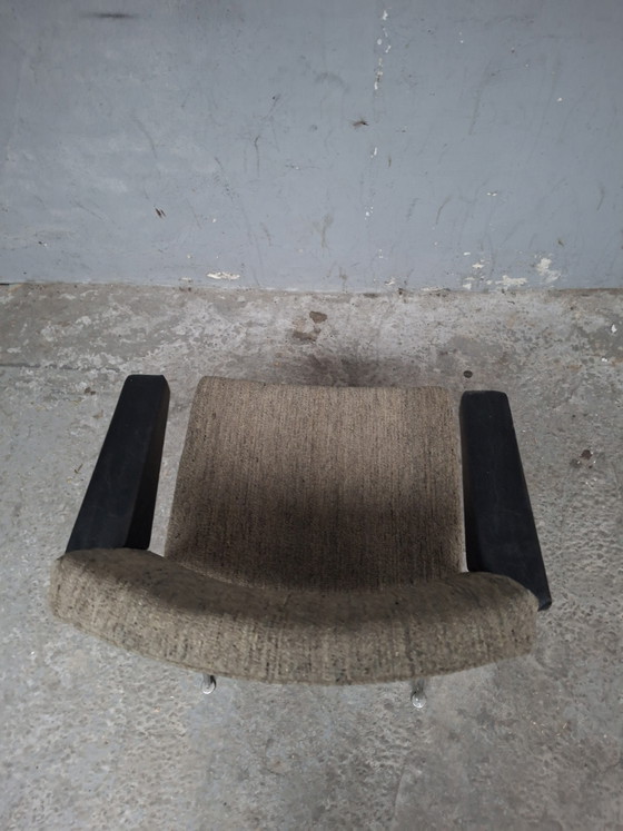 Vintage Cordemeyer Gispen Armstoel – Fauteuils, Wool, Aluminium (photo 7 of 15)