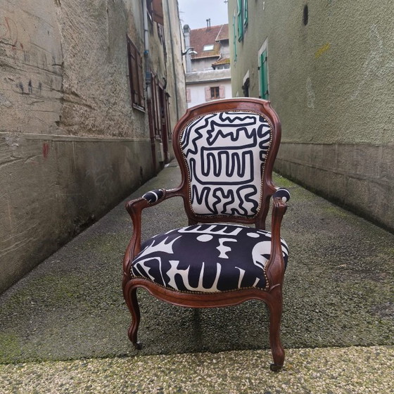 Image 1 of Poltrona in stile Luigi Filippo