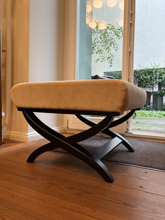 1 x ARFLEX POUF, Hocker & Poufs, Holz, Schwarz (Foto 5 von 11)