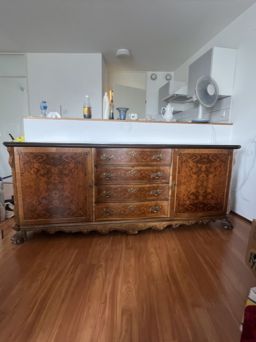 Credenza con impiallacciatura in radica di noce – dressoirs, Wood
