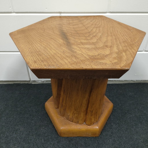 Vintage Hexagon 'Trunk Side Table'