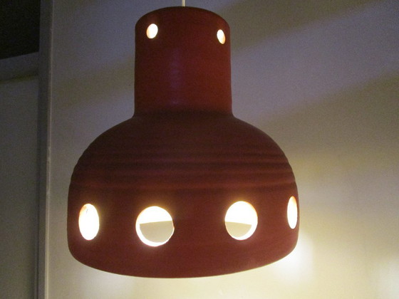 Image 1 of Prachtige 7ties keramiek lamp