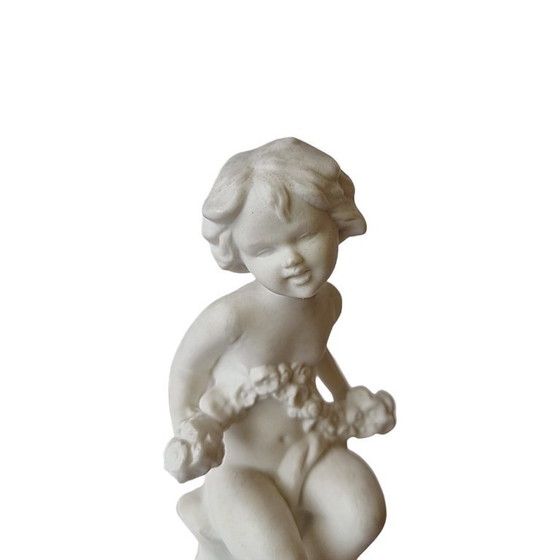 Image 1 of German porcelain figurine with little boy, 2nd half 20th century