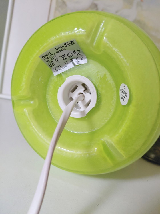 Lampe Ikea Lykta verte - En très bon état de fonctionnement – Glass (photo 8 of 13)
