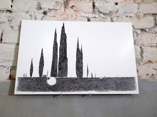 François Trocquet, Composition, 2010, Sérigraphie