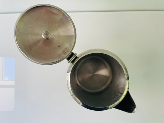 Image 1 of Caffettiera vintage in acciaio inox da 1,5 litri