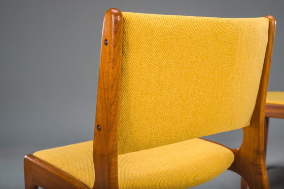 Image 1 of Mid Century Modell 89 Esszimmerstühle, Erik Buch zugeschrieben, Satz von 4