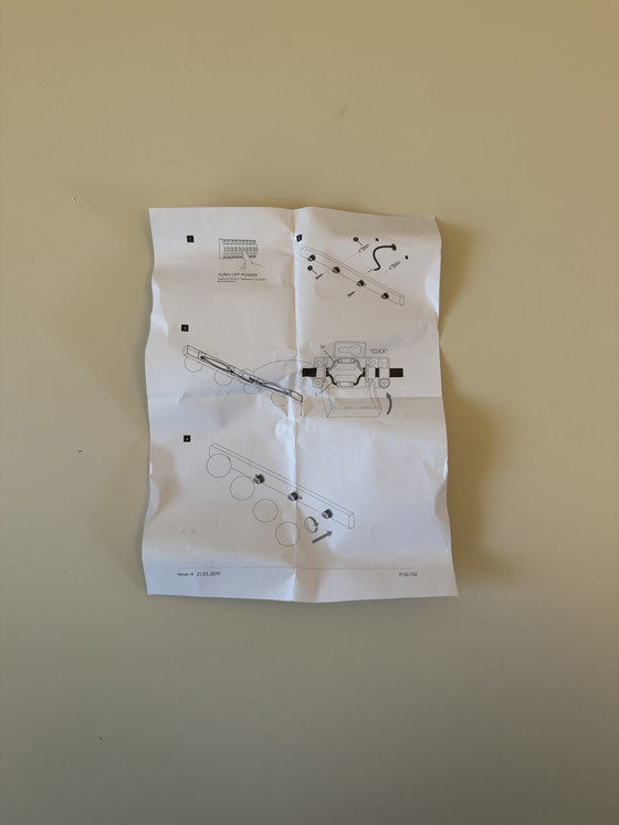 Image 1 of Lampada da parete Astro Cabaret 5, nero opaco