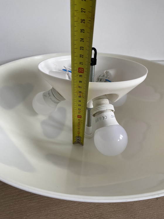 Image 1 of Vintage Ikea white seiling Skojig lamp by designer Henrik Preutz x Ikea