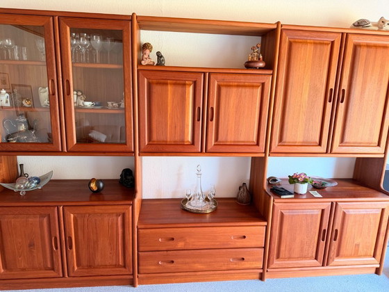 Image 1 of Dyrlund teak wall unit for sale