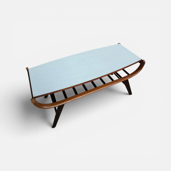 Image 1 of Tavolino vintage in teak, piano reversibile (Louis van Teeffelen?)