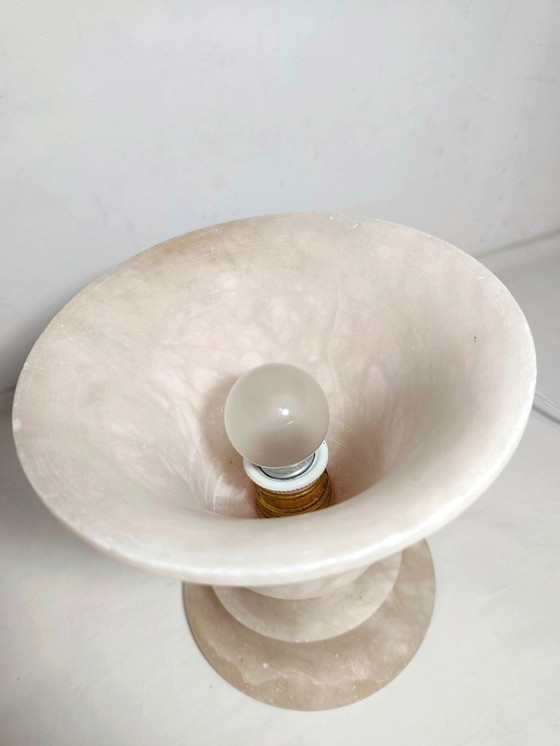Image 1 of Marble table lamp. Spain, 1960s.