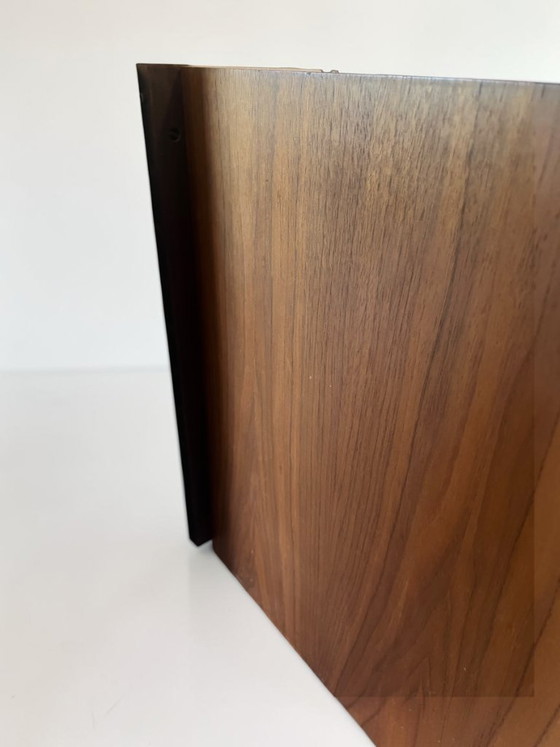 Image 1 of Danish Modern Garderoben-Kombination mit Cadovius Schuhschrank, geometrischer Wandgarderobe & massivem Teakspiegel