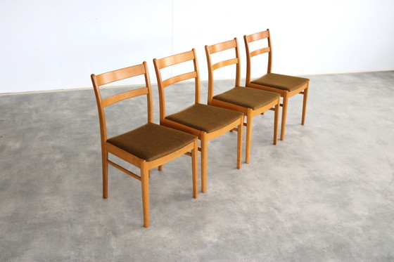 Image 1 of 4X Vintage Swedish Dining Chairs