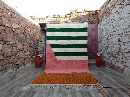 Deux tapis berbère fait main traditionnelle marocaine 2(1,5/2,5) m – Ahrend, vloerkleden en tapijten, Wool (photo 2 of 11)