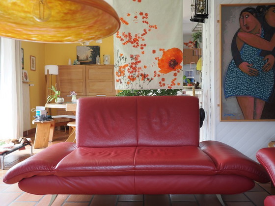 Image 1 of due divani di design Koinor rossi