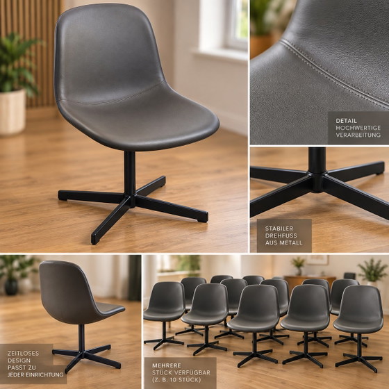 9 Sillas giratorias de diseño | Sillas de comedor | Marrón oscuro | 39,90 €/unidad – Other (photo 2 of 5)