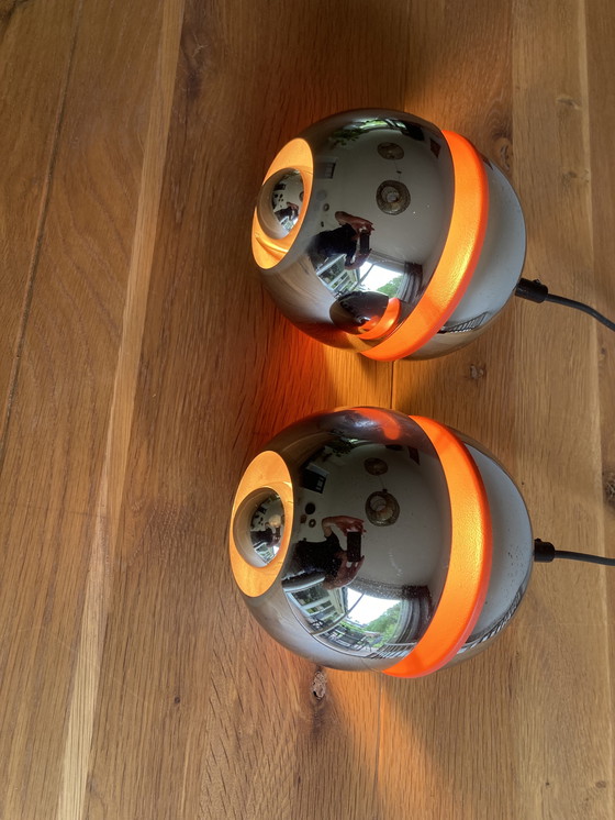 Image 1 of 2x Kaiser Leuchten vintage hanglampen