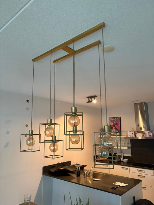 Stephane Davidts Kerma 7/29 Gold Edition – Luxury 7 Light Chandelier
