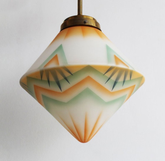 Image 1 of Rara lampada da soffitto Art Deco del 1930