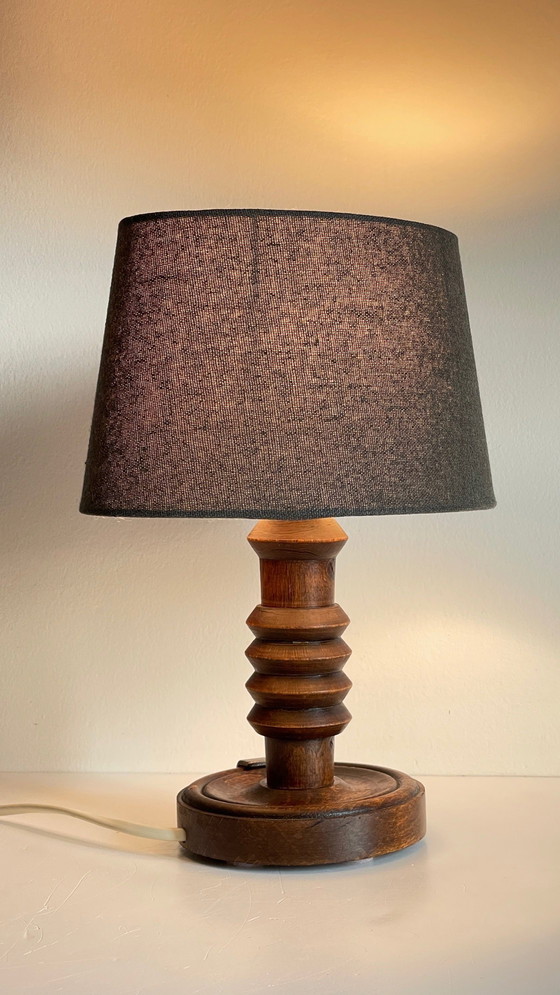 Image 1 of  Lampe Esprit Scandinave Façon Charles Dudouyt Vintage