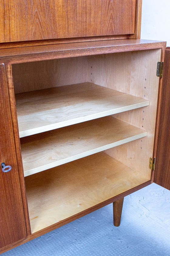 Credenza vintage Poul Hundevad in teak per segreteria – Credenze alte, Wood (photo 9 of 18)