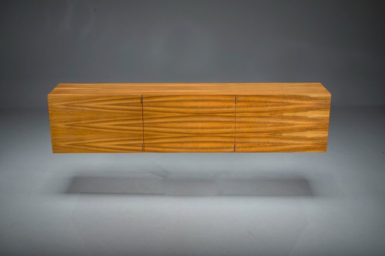 Image 1 of  Vintage wandkast in notenhout, 1960