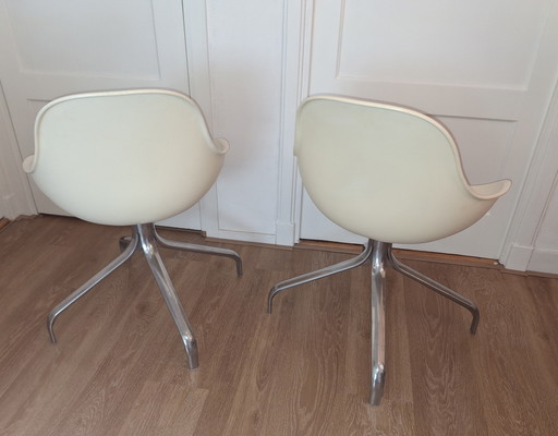 2 Ikea Chris Martin swivel chairs. Type Jakob