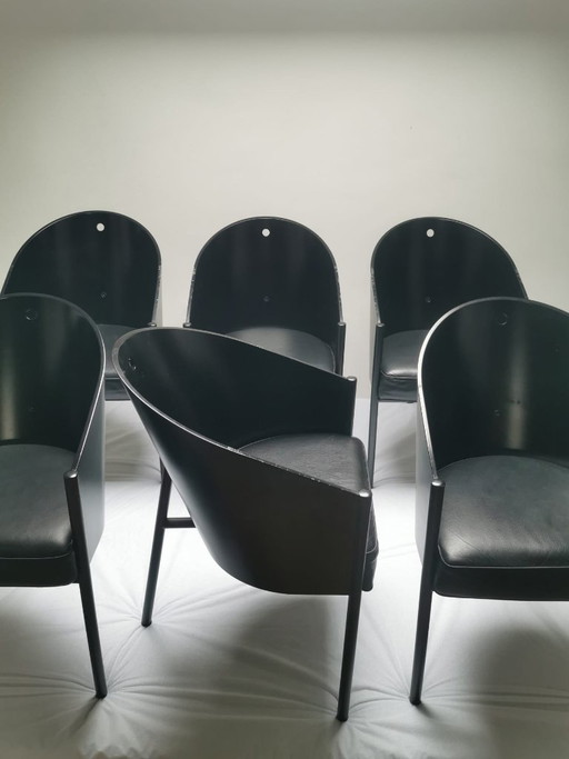 six Philippe Starck chairs