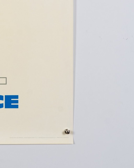 Air France Bresil – 1971 – Originele vintage reisposter van Raymond Pagès – Mid-Century Modern – 100x60 cm (photo 7 of 8)