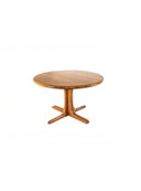 Vintage Danish extendable dining table, Juul Kristensen '70