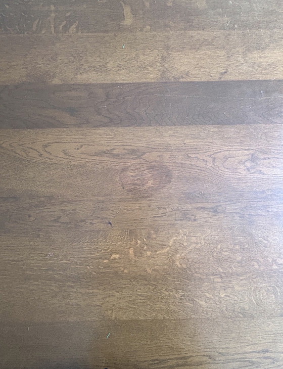 Image 1 of Handmade table with a 'flying' top made of solid wood