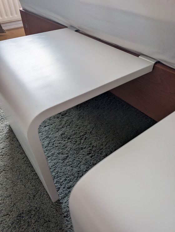 Auping Auronde Anstecktische / Nachttische Weiß 34.5 Cm Hoch – Metal, Wood (photo 8 of 8)