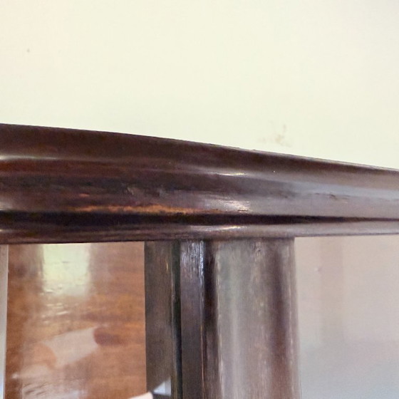 Image 1 of Subtle hanging display case with polished slats